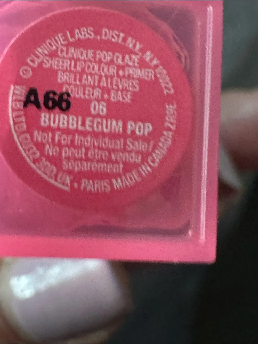 Clinique lip product